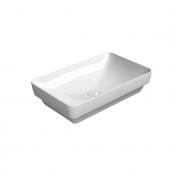 GSI Pura 60 fritst�ende bowlevask - Firkantet - Uden overl�b - ExtraGlaze
