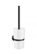 Smedbo Home toiletb�rste - Mat sort/porcel�n