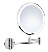 Smedbo Limited Edition kosmetikspejl til v�g m/LED lys og 7x forst�rrelse - Krom