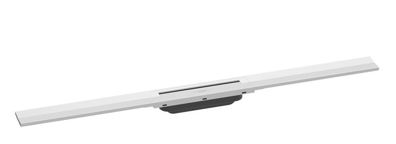 Hansgrohe RainDrain Flex 900mm afl&oslash;b til fri placering - Mat hvid
