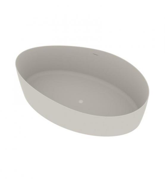 Ideavit Solidharmony fritst&aring;ende badekar 1750 x 1000 mm - Mat hvid