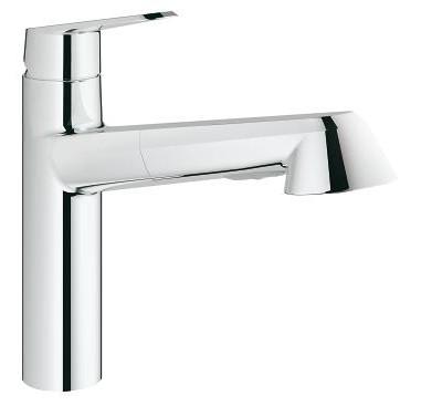 Grohe Eurodisc Cosmopolitan k&oslash;kkenarmatur m/udtr&aelig;k