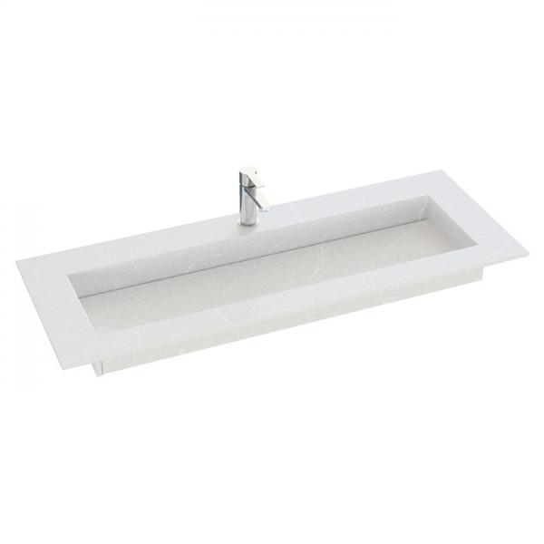 Dansani Angular håndvask efter mål 140-159 cm - Desert Silver Dansani Angular håndvask efter mål 140-159 cm - Desert Silver