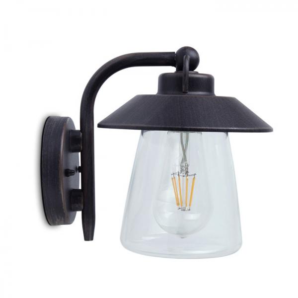 Lutec Tradition Cate udendørslampe til væg - Mat rust Lutec Tradition Cate udendørslampe til væg - Mat rust