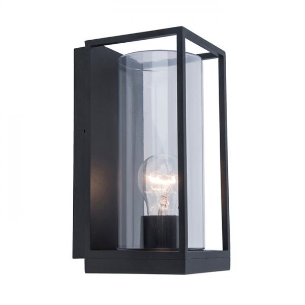 Lutec Tradition Flair 2 udend&oslash;rslampe til v&aelig;g - Mat sort