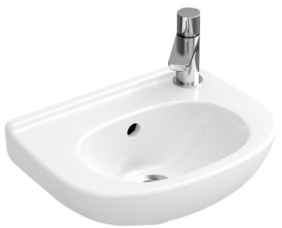 V&B O.novo 36 håndvask t/væg - Hanehul til højre - Ceramic+ V&B O.novo 36 håndvask t/væg - Hanehul til højre - Ceramic+