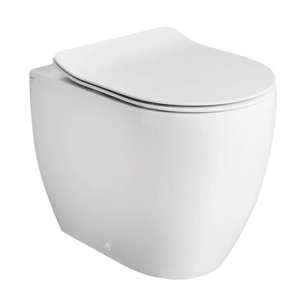 Lavabo Glomp rimless BTW toilet u/cisterne inkl. s&aelig;de - Hvid