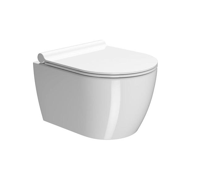 GSI Pura kompakt 46 v&aelig;gh&aelig;ngt toilet m/Extraglaze+