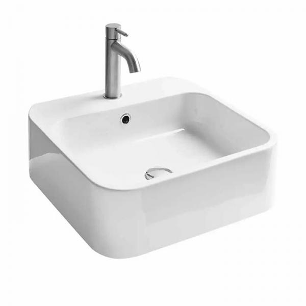Lavabo Cosa 48 h&aring;ndvask t/v&aelig;g eller bord - 1 hanehul