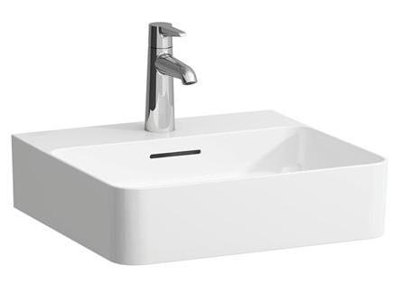 Laufen Val compact 45 h&aring;ndvask t/v&aelig;g eller m&oslash;bel - 1 hanehul