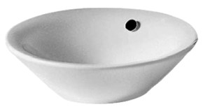 Duravit Starck 1 &Oslash;33 fritst&aring;ende bowlevask - Uden hanehul