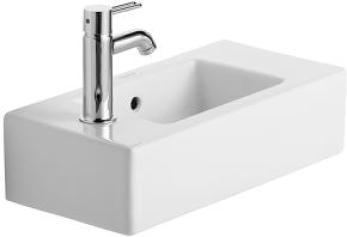 Duravit Vero 50 h&aring;ndvask t/v&aelig;g eller m&oslash;bel - Venstre - Wondergliss