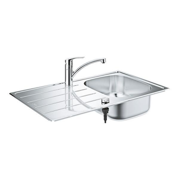 Grohe K200 k&oslash;kkenvask inkl. Eurosmart k&oslash;kkenarmatur