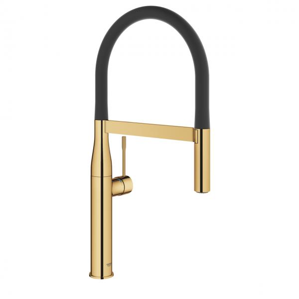 Grohe Essence New køkkenarmatur m/profi-bruser - Poleret cool sunrise Grohe Essence New køkkenarmatur m/profi-bruser - Poleret cool sunrise