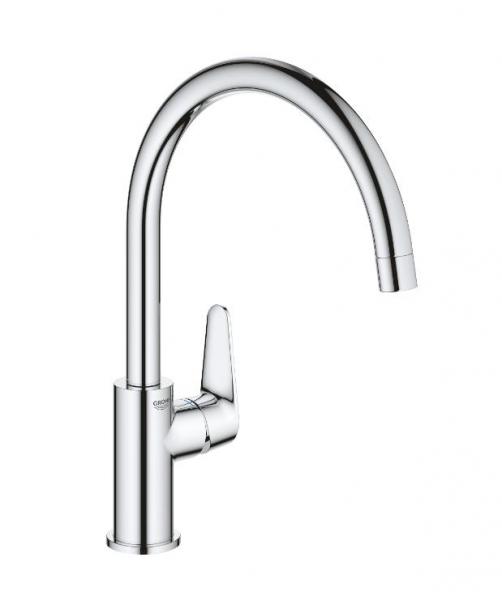 Grohe bauCurve k&oslash;kkenarmatur m/U tud og svingtud