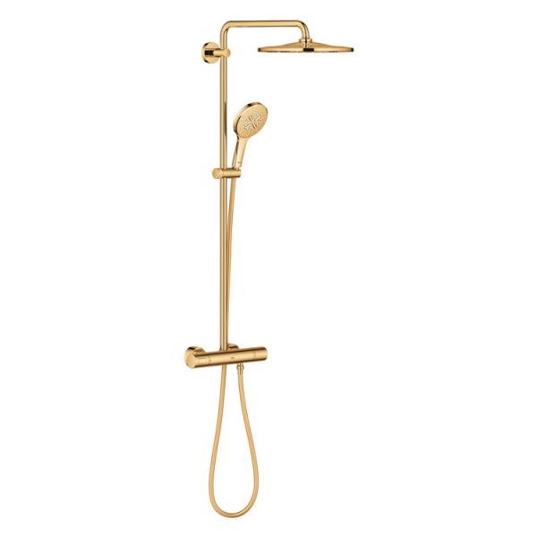 Grohe Rainshower SmartActive 310 brusesystem - Poleret cool sunrise