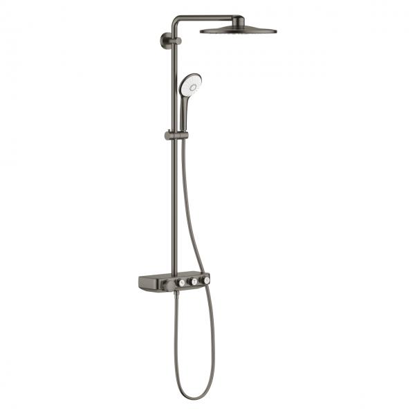 GROHE Euphoria SmartControl 310 Duo brusesystem - Børstet hard graphite GROHE Euphoria SmartControl 310 Duo brusesystem - Børstet hard graphite
