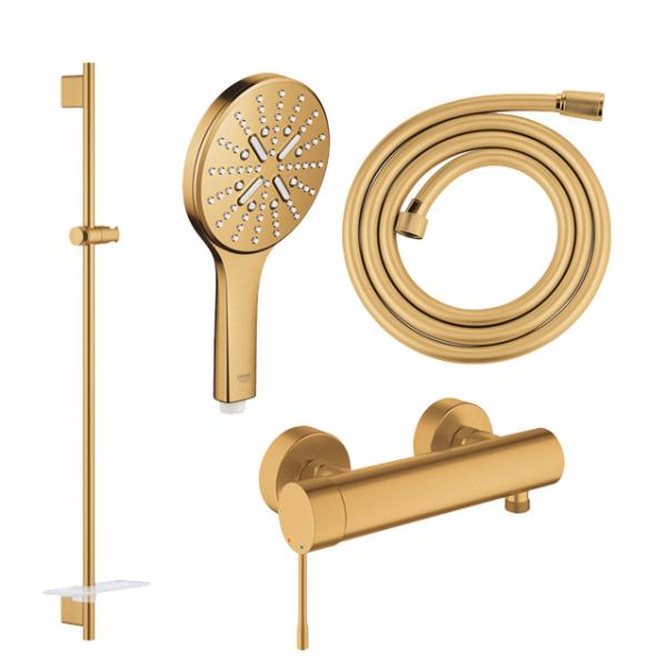 Grohe Rainshower SmartActive komplet brusesystem - 900 mm - B&oslash;rstet cool sunrise