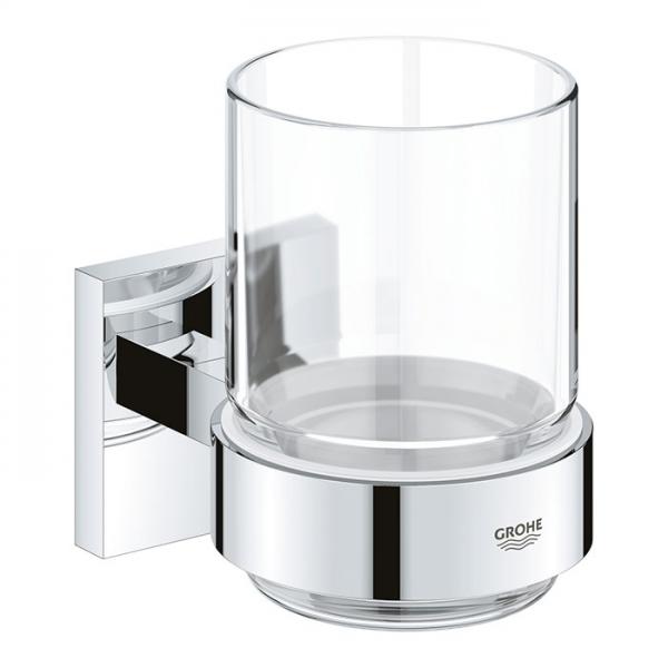 Grohe Start Cube tandkrus til væg - Krom Grohe Start Cube tandkrus til væg - Krom