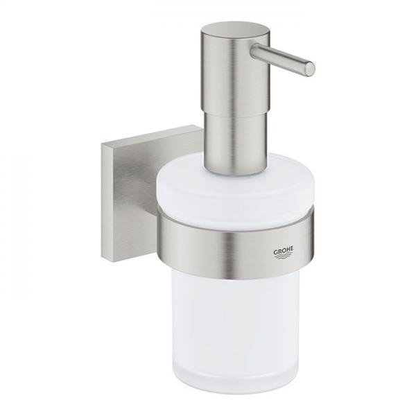 Grohe Start Cube sæbedispenser til væg - Supersteel Grohe Start Cube sæbedispenser til væg - Supersteel
