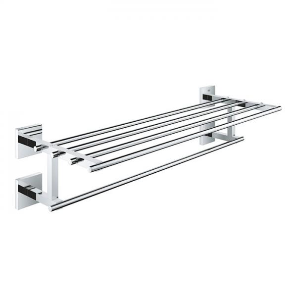Grohe Start Cube håndklædestang m/hylde - Krom Grohe Start Cube håndklædestang m/hylde - Krom