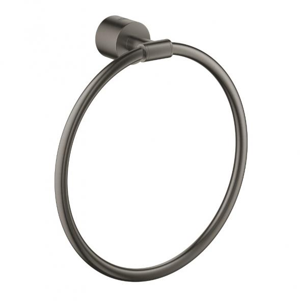 Grohe Atrio håndklædering - Børstet hard graphite Grohe Atrio håndklædering - Børstet hard graphite