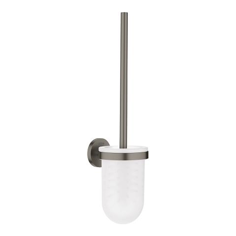 Grohe Essentials toiletb&oslash;rste til v&aelig;g - B&oslash;rstet hard graphite