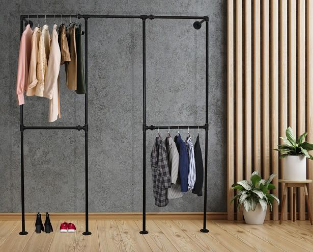 Simple Racks Manhattan væghængt tøjsystem - 125 x 35 CM Simple Racks Manhattan væghængt tøjsystem - 125 x 35 CM