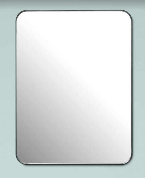 Cass&oslash;e spejl m/sort ramme - 60x80 cm - Vendbart