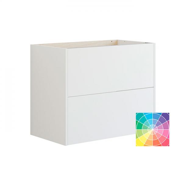 Dansani Luna Classic 80 sideskab m/skuffer - Valgfri farve