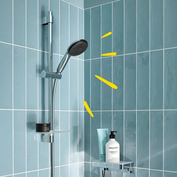 Grohe Vitalio Start 110 bruses&aelig;t 2 sprays inkl. brusehylde