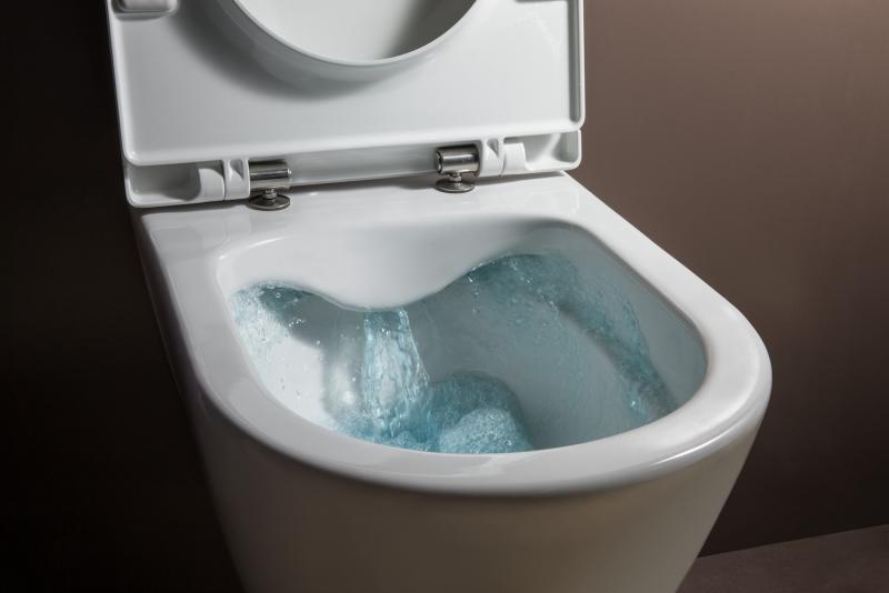 Laufen Roca Gap v&aelig;gh&aelig;ngt toilet m/rimless og s&aelig;de m/softclose