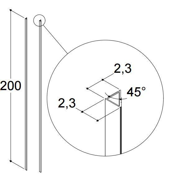 Dansani 45&deg; kit t/Match (1 s&aelig;t)