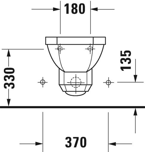 Duravit 1930 væghængt bidet Duravit 1930 væghængt bidet