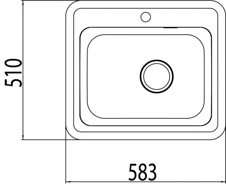 Outlet - Intra Eligo manual EL58-M køkkenvask - Rustfrit stål - 1 stk. tilbage Outlet - Intra Eligo manual EL58-M køkkenvask - Rustfrit stål - 1 stk. tilbage
