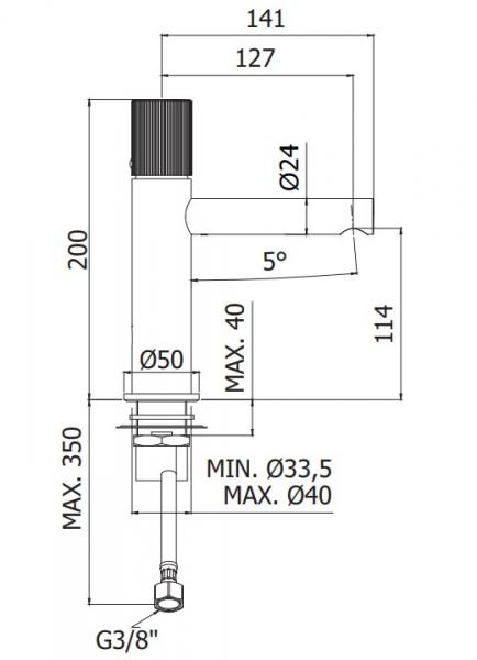 Lavabo Mira 020 h&aring;ndvaskarmatur - Krom