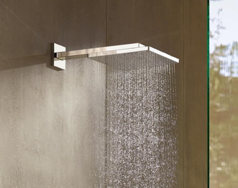 Hansgrohe Raindance E 300 hovedbruser til væg - Børstet sort krom Hansgrohe Raindance E 300 hovedbruser til væg - Børstet sort krom
