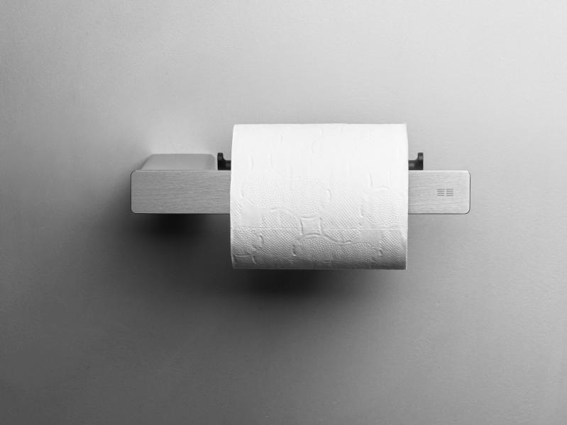Unidrain ReFrame toiletpapirholder - Børstet stål Unidrain ReFrame toiletpapirholder - Børstet stål