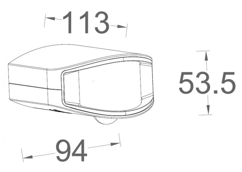 Lutec Security Torus sensor til udend&oslash;rslampe