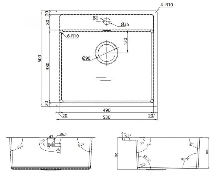Lavabo Nexus 60 køkkenvask m/Grohe Eurosmart New køkkenarmatur Lavabo Nexus 60 køkkenvask m/Grohe Eurosmart New køkkenarmatur