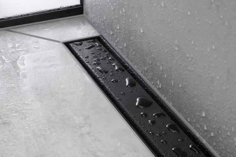 Hansgrohe RainDrain Match Kappes&aelig;t - 100 cm - Mat sort