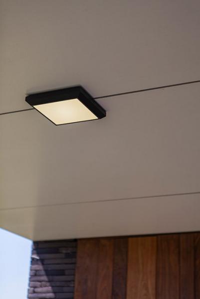Lutec Architectural Helena udend&oslash;rslampe til loft og v&aelig;g - 22 x 22 cm