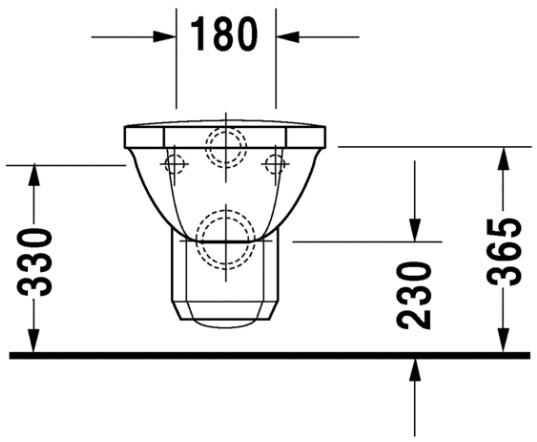 Duravit 1930 væghængt toilet Duravit 1930 væghængt toilet