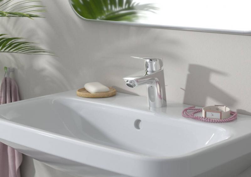 hansgrohe Logis 70 h&aring;ndvaskarmatur u/bundventil - Krom