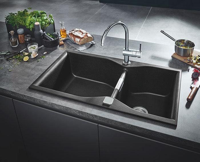 Grohe&nbsp;Minta&nbsp;k&oslash;kkenarmatur - Krom