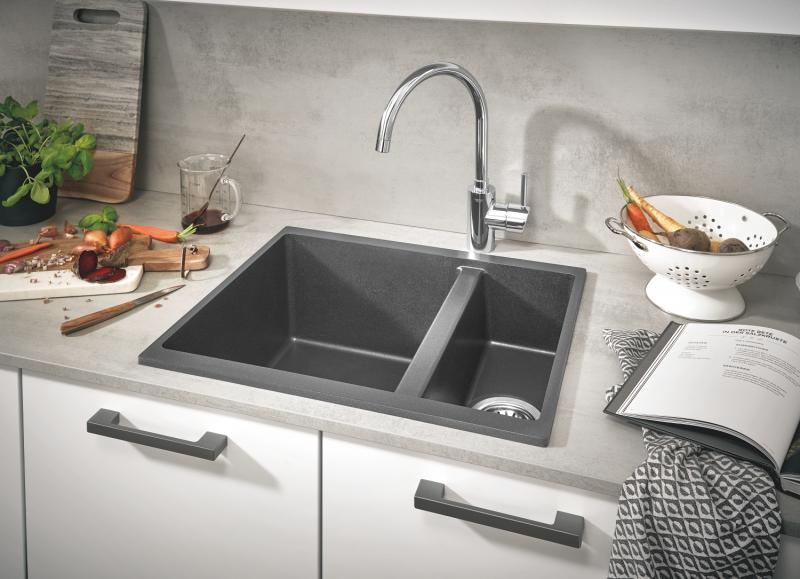Grohe NEW Concetto k&oslash;kkenarmatur m/C-tud - Supersteel