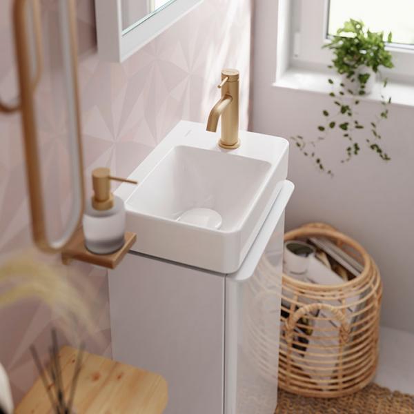 hansgrohe Pulsify S Puro 1jet & Tecturis komplet pakke til badev&aelig;relset - B&oslash;rstet bronze