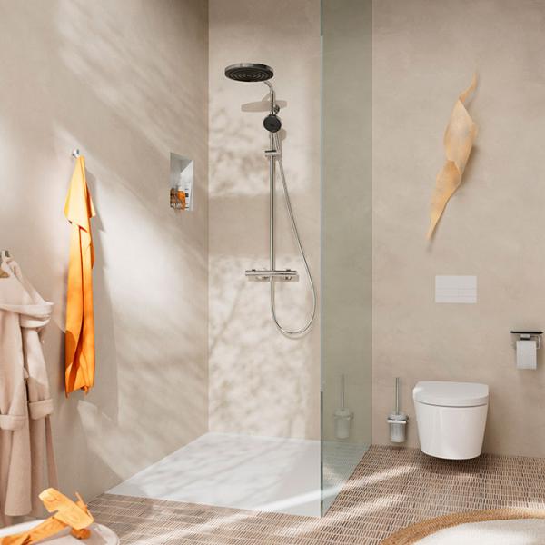 hansgrohe Pulsify S Puro & Tecturis komplet pakke til badev&aelig;relset - Krom