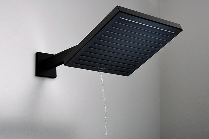 hansgrohe bruserb&oslash;jning E 39 cm 1/2" - Mat sort