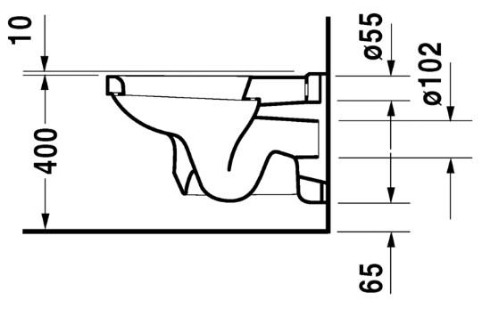 Duravit 1930 væghængt toilet Duravit 1930 væghængt toilet